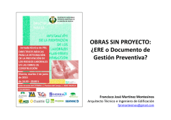 OBRAS SIN PROYECTO - Seguridad en Construcción