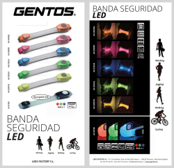 Banda Seguridad LED GENTOS LF