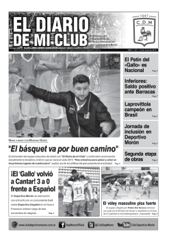 1 - Junio 2015.pmd - Club Deportivo Morón