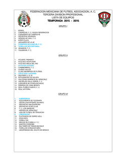 federacion mexicana de futbol asociacion, ac tercera division