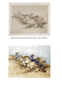 Alejo Carpentier, Goya, El siglo de las luces copia