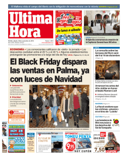 El Black Friday dispara las ventas en Palma, ya con luces de Navidad