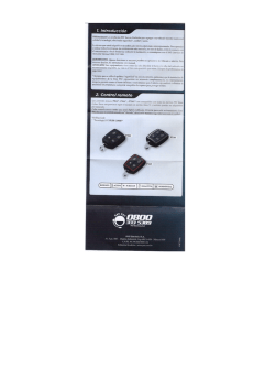 Manual alarma PST Cyber Fx