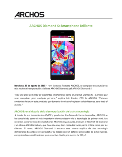 ARCHOS Diamond S: Smartphone Brillante