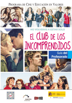 Guía didáctica “El Club de los Incomprendidos”