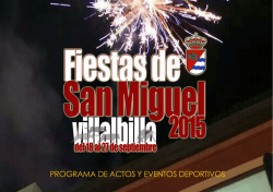 programa - Ayuntamiento Villalbilla
