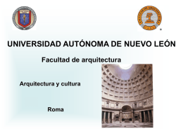 Historia de la Arquitectura I - Facultad de Arquitectura