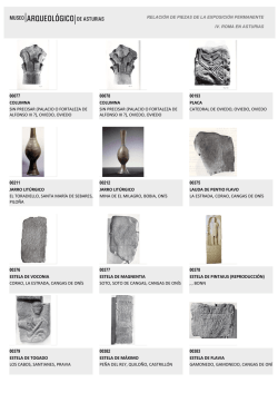 MUSEO ARQUEOLÓGICO DE ASTURIAS