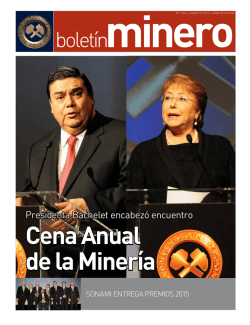 Cena Anual de la Minería