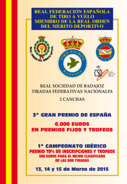 real federación española de tiro a vuelo miembro de la real orden
