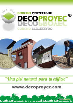 www.decoproyec.com “Una piel natural para tu edificio”