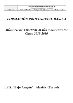 Módulo de Comunicación y Sociedad