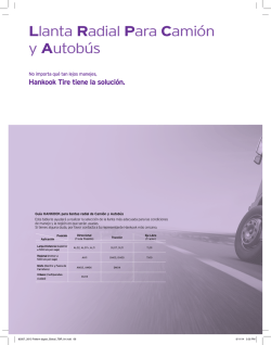 Llanta Radial Para Camión y Autobús