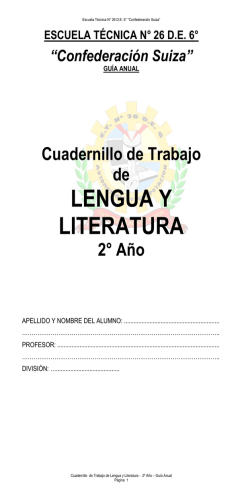 CUADERNILLO DE INGRESO A 1ER AÑO