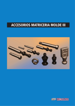 ACCESORIOS MATRICERIA MOLDE III