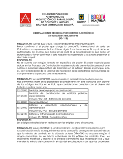 [Escribir texto] ALCALDÍA MAYOR DE BOGOTÁ D