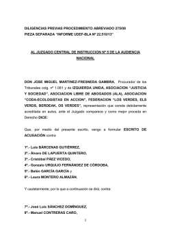 Escrito de acusación