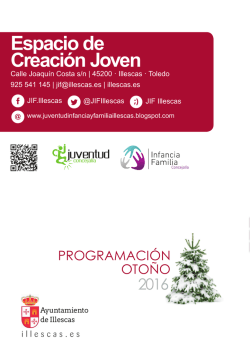 Espacio de Creaci&oacute;n Joven - Ayuntamiento de Illescas