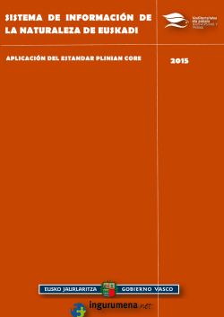 Sistema de Información de la Naturaleza de Euskadi.