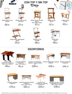 Muebles - Piensa DS
