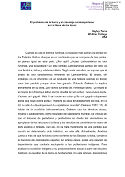 PDF El problema de la tierra y el coloniaje contemporáneo - Argus-a