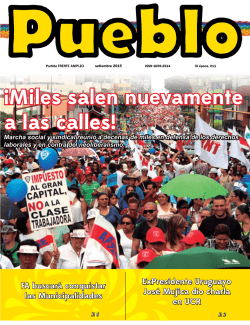¡Miles salen nuevamente a las calles!