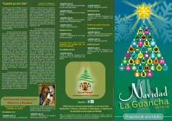 Descargar el programa de Navidad 2015 en La Guancha…
