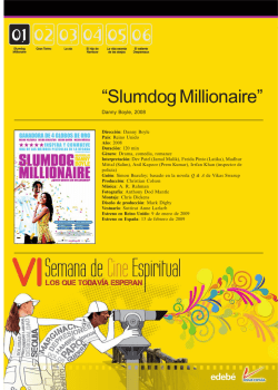“Slumdog Millionaire”