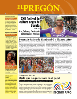 XXII festival de cultura negra de Bogotá