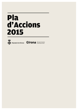 Pla d`Accions 2015