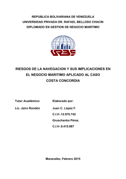 PROYECTO FINAL RIESGOS COSTA CONCORDIA