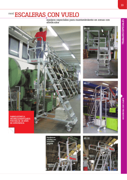 mod. ESCALERAS CON VUELO - Escaleras y andamios Faraone