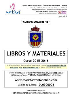 LIBROS Y MATERIALES
