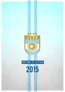 INFORME DE GESTION