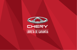 Libreta de Garantia Chery