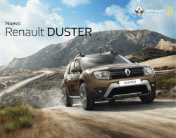 Catálogo del Renault Duster Fase 2