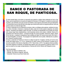 DANCE O PASTORADA DE SAN ROQUE >> descargar pdf