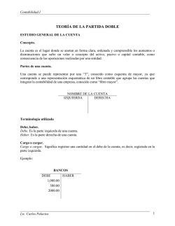 teoria de la partida doble