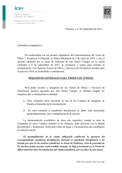 CIRCULAR INCORPORACIÓN 2016 - Ilustre Colegio de Abogados