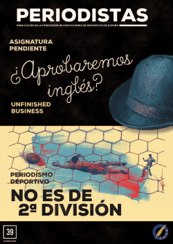 Periodistas 39 en PDF aqu&iacute;