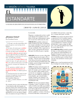 ESTANDARTE - Misión México Tijuana