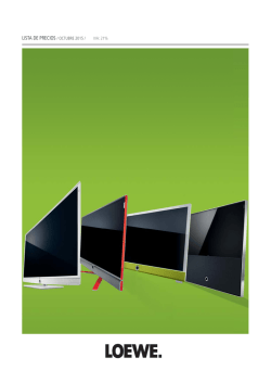 LISTA DE PRECIOS / OCTUBRE 2015 / IVA: 21%