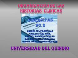 LA HISTORIA CLINICA