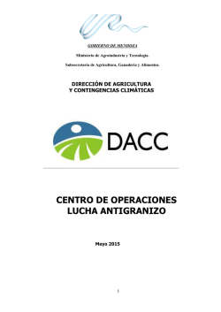 CENTRO DE OPERACIONES LUCHA ANTIGRANIZO