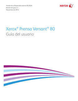 Xerox® Prensa Versant