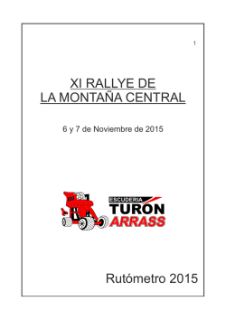 Roadbook 2015 Final2 - Rallye Montaña Central