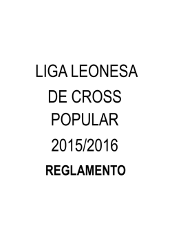 reglamento - Liga de Cross Interval