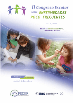 IICongreso Escolar - Federación Española de Enfermedades Raras