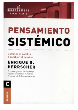 Pensamiento Sistemico. E. Herrscher