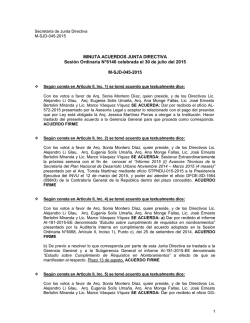 minuta acuerdos junta directiva - INVU